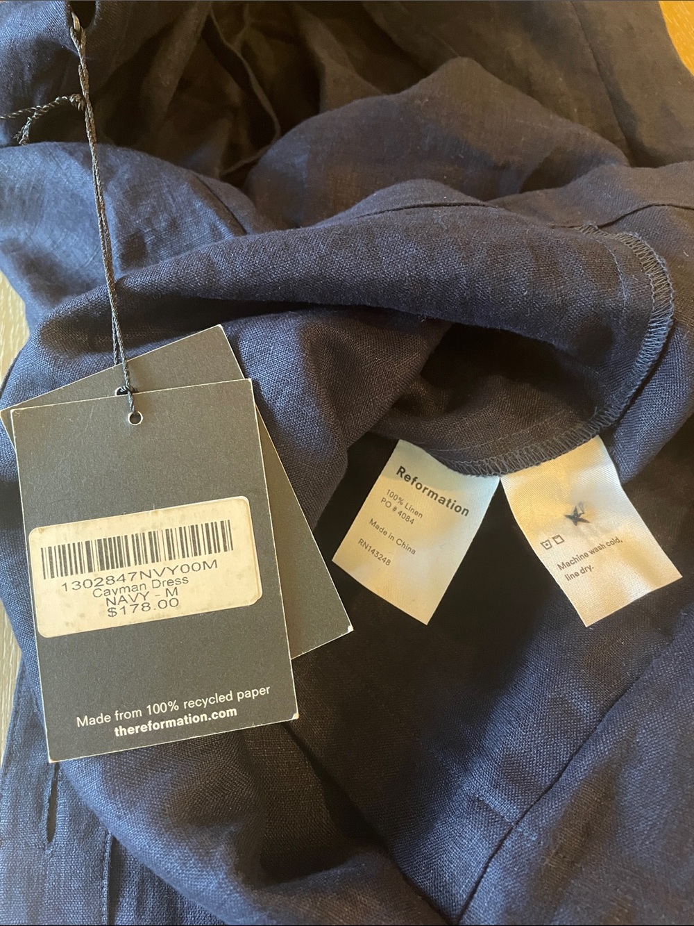 Reformation Linen Dress - Picture 3 of 4